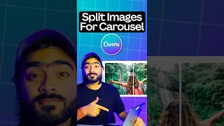 How To Split Images In Canva for Instagram Carousel #canva #canvatips #canvaverifiedexpert