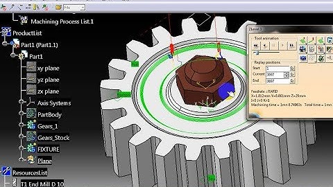 HOW TO MACHINING GEAR IN CATIA V5 - GEAR MACHINING TOO EASY - PART 2
