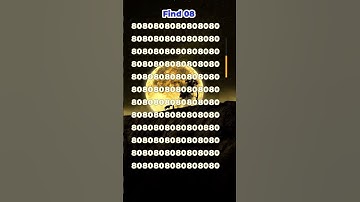 Can you find 08? #puzzle #brainteaser #numberchallenge #shorts