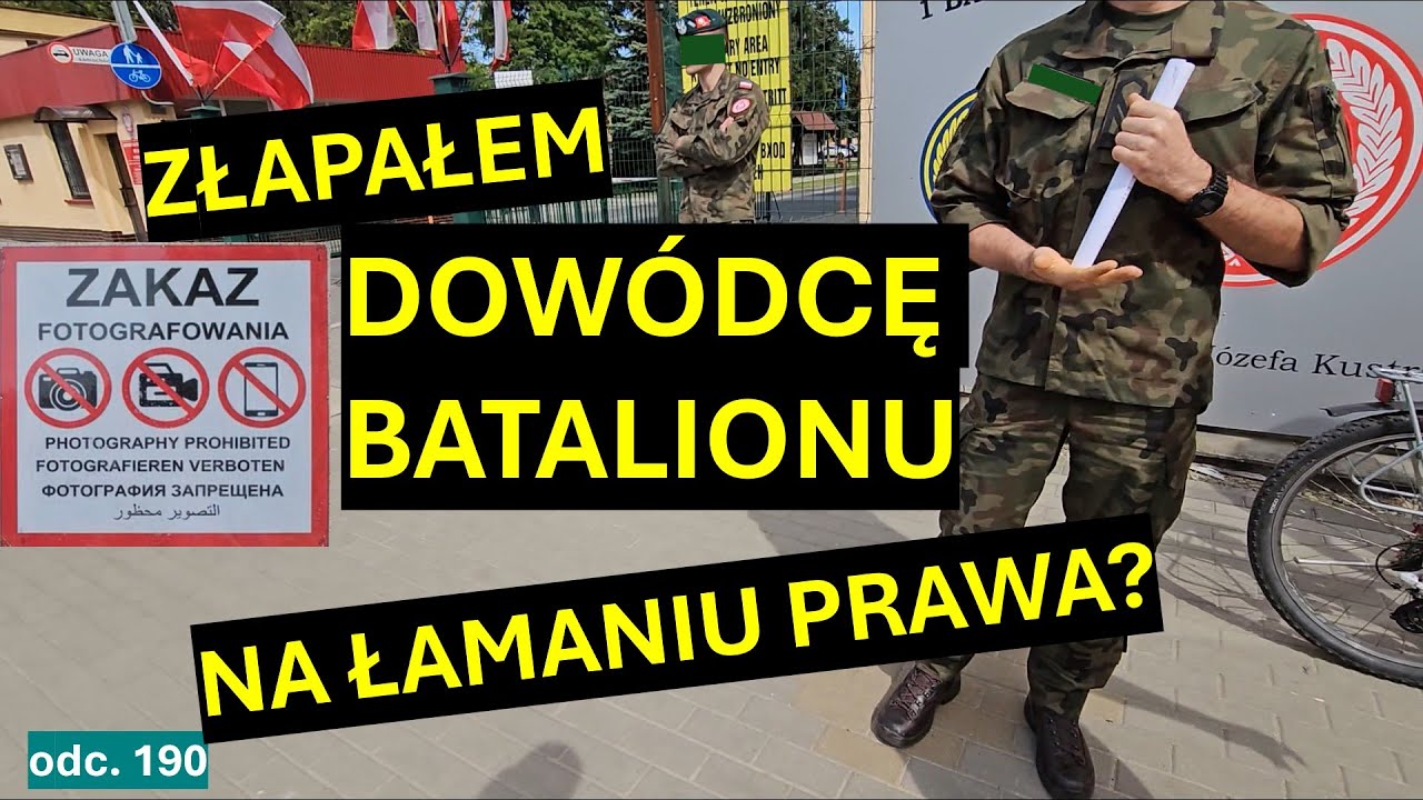 Dowódca jednostki wojskowej w Rzeszowie złamał prawo wieszając zakaz fotografowania? 