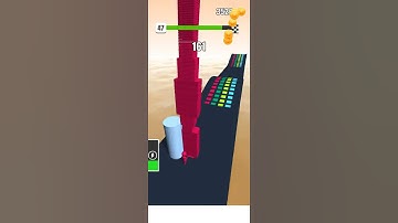 Stack Color Level 47 Gameplay Walkthrough (Android,IOS) #shorts