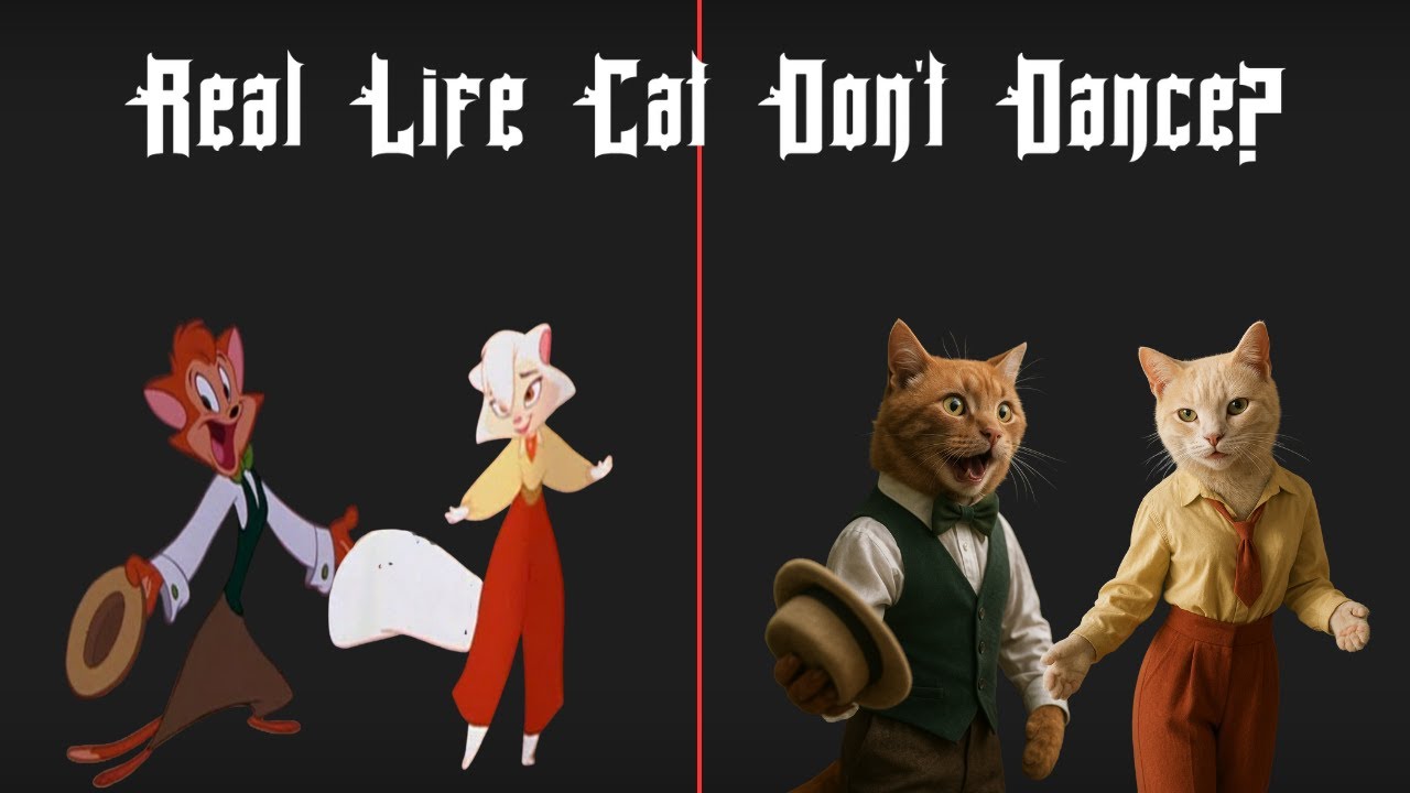 Cats Don’t Dance Characters in Real Life | AI Transformation 🐾🎶