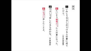 【わかる・読める・解ける 古文単語330 三訂版】 082 やさし