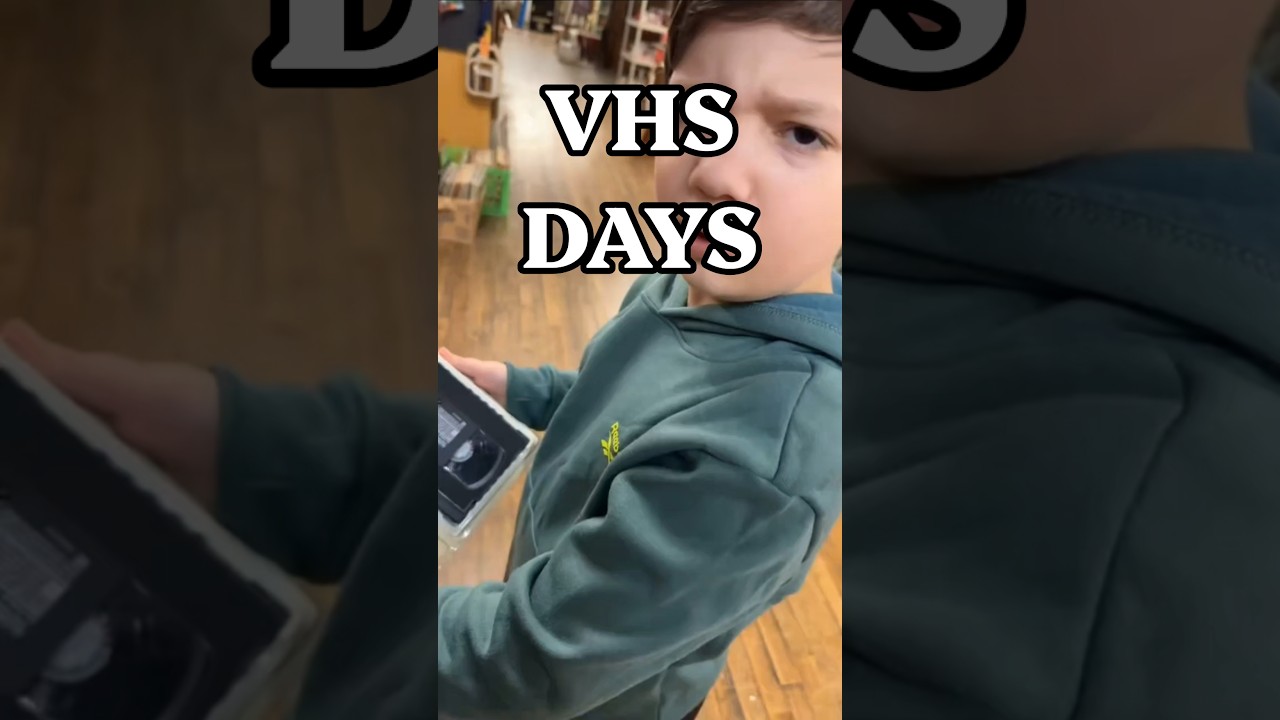 VHS DAYS #genx #80s #vcr #nostalgia #danregancomedy