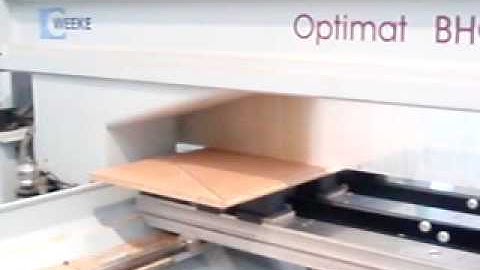Homag Weeke BHC 550 Optimat CNC Machine Woodworking Numerical Control Routing