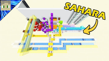 SAHARA REDSTONE REVEALED! Building Sahara Part: 4