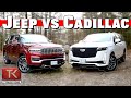 Big $$$ Showdown: Cadillac Escalade vs Jeep Grand Wagoneer - Battle of the $100K Monster SUVs