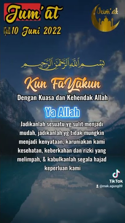 Story' wa hari Jum'at.Sholawat Jibril Penarik Rezki