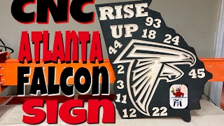 Atlanta Falcons Sign on the CNC