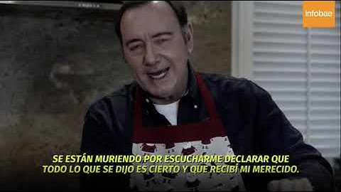 Kevin Spacey reapareció en un video como Frank Underwood