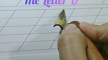 The Letter D (Engrosser