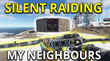 Silent Raiding My Neighbours - Rust Solo Survival Gameplay