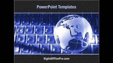 Global Net PowerPoint Template Backgrounds - DigitalOfficePro #01311