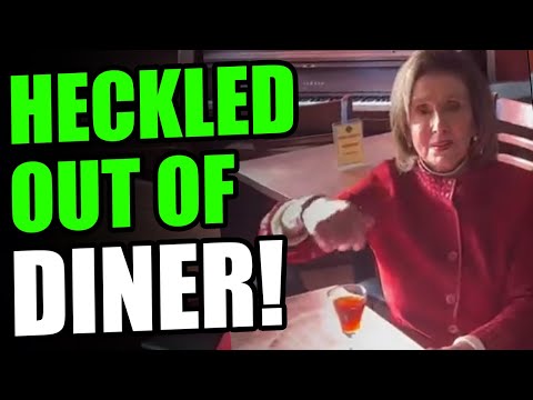 Nancy Pelosi can't go anywhere without getting yelled at lol.