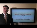 Project Portfolio Management - How to Prioritize Projects? - 1/2