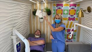 Mobile teeth whitening