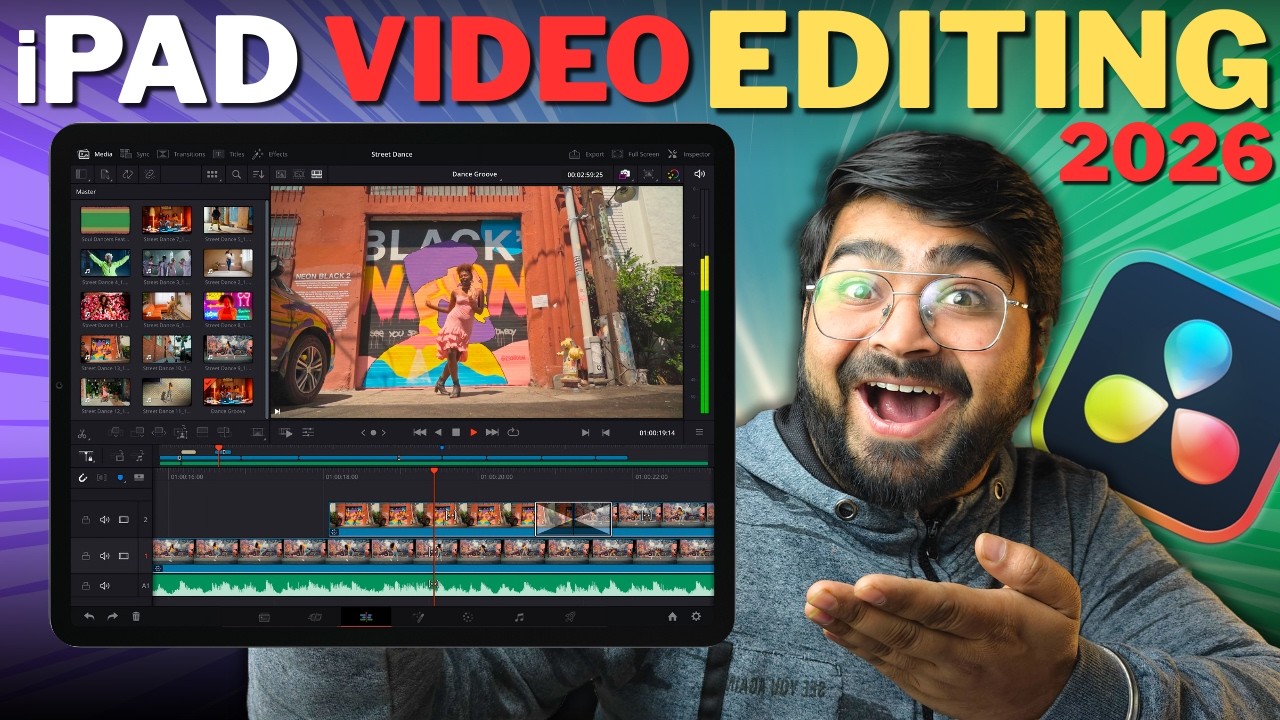 DaVinci Resolve on iPad Pro is NEXT LEVEL | Complete Walkthrough - YouTube