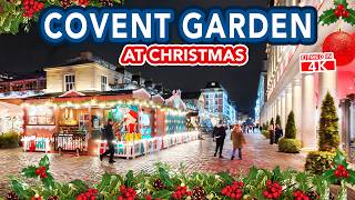 COVENT GARDEN London at Christmas Time