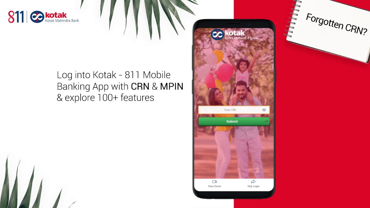 Kotak 811 Bank Account Retrieve CRN And Reset MPIN YouTube Kotak 811 Bank Account Retrieve CRN And Reset MPIN YouTube