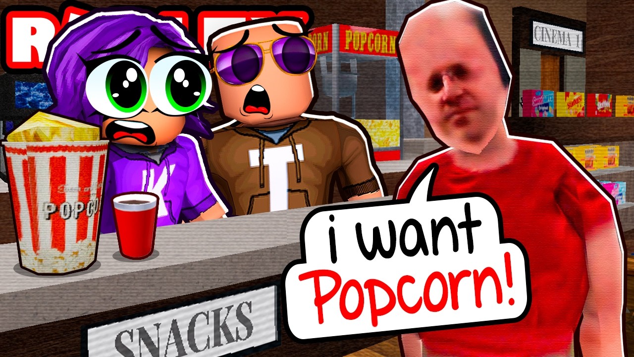 I worked at Midnight Movies! (3 Endings) | Roblox