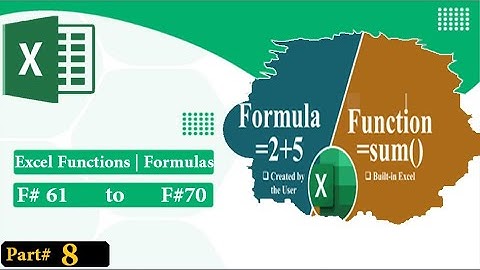 Ms Excel Full Tutorial Class # 43 Functions and Formulas in pashto | Excel Functions & Formulas Book