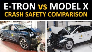 Tesla Model X vs Audi e-tron: Which All Electric SUV is Safer?
