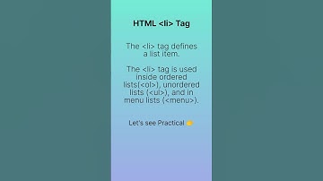 html li tag 🔥 /CS Coding Hub #html #shorts
