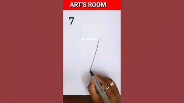 What Can You Make With number 7? #shorts #easydrawing #artsroom