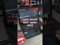 cara masuk boot menu ASUS