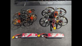 Happy Model Mobula 8 Lite / DJI O3 and Analog Edition Battery Flight Time Testing.