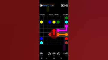 How To Solve Flow Free Bonus Pack Level 21 7x7 Board Medium Walk Through Solution Walkthrough