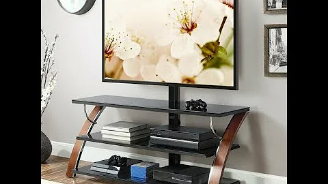 SUBSCRIBE TO HELP THE CHANNEL HOW TO SETUP WHALEN 3-in-1 TV Stand  up to 65" may be 70" from WALMART