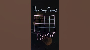 How Many Squares Do You See? Answered | Minute Math #shorts