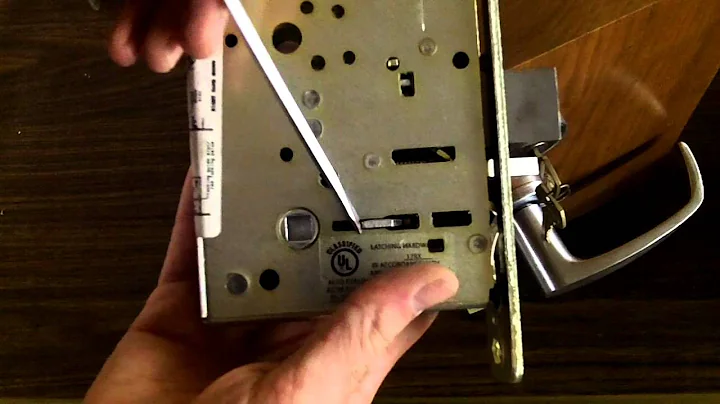 Sargent Mortise Lock - How to Change the Hand of lockset