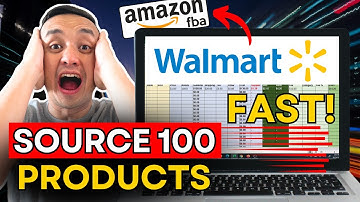 How To Source 100 Products FAST From Walmart To Sell On Amazon