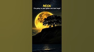 The Giant Yellow Moon is Coming...🗿 #space #moon #earth #shorts