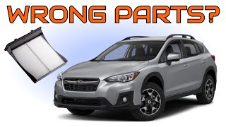 2018+ Subaru Crosstrek Parts Lookup Problem (WARNING) • Cars Simplified