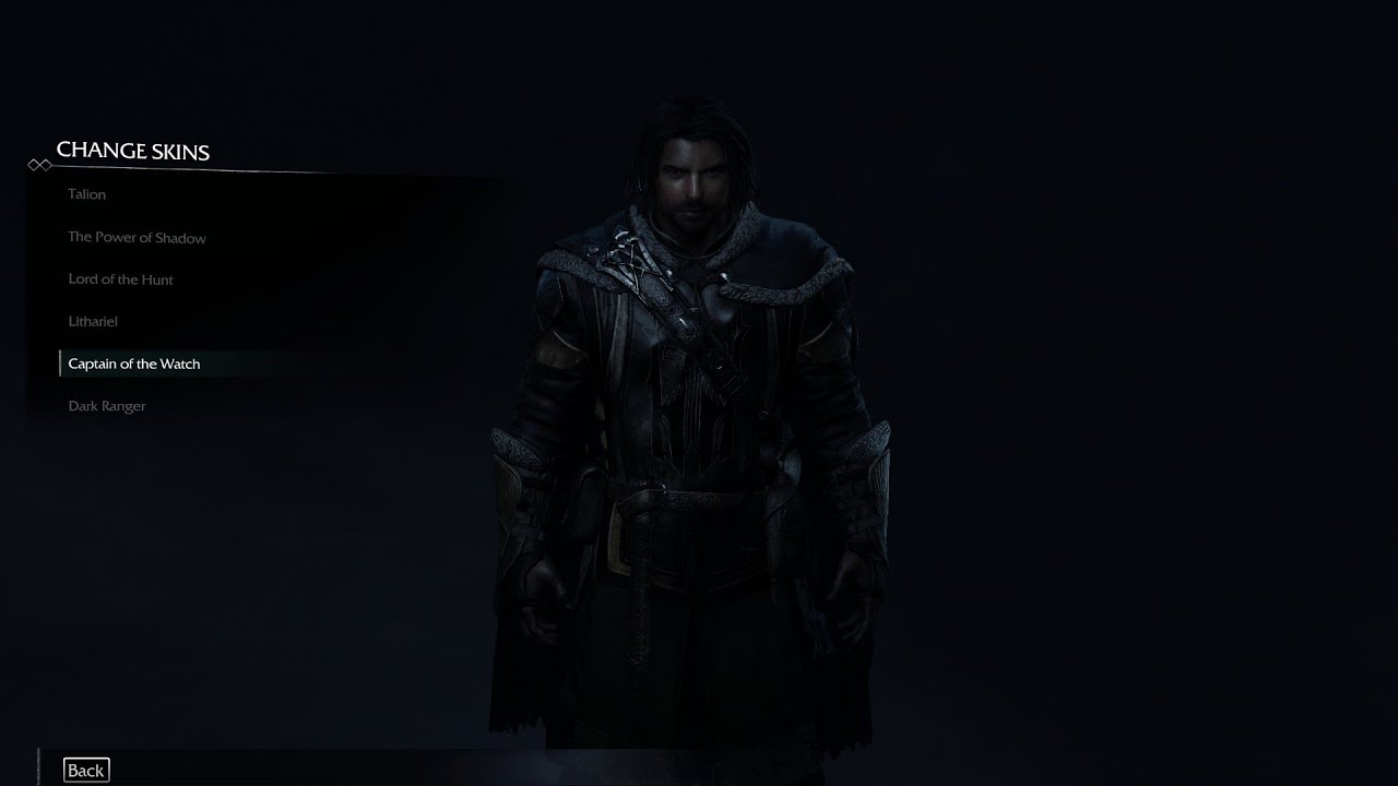 Middle-earth: Shadow Of Mordor (Video Game), Captain of the Watch skin, Sha...