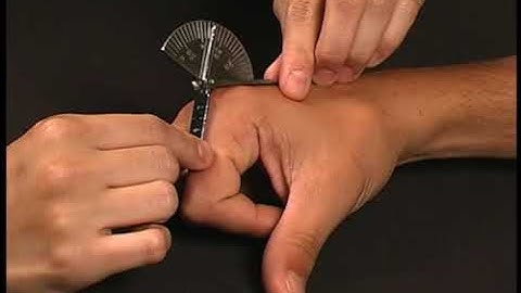 Metacarpophalangeal(MCP) Joints of Fingers Flexion Range of Motion ......Upper Limb Goniometry