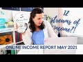 Monthly Income Report for 12 INCOME STREAMS including Youtube + Teachers Pay Teachers || May 2021