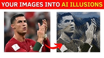 How To Create Optical Illusion Images with AI | Hugging Face Illusion Diffusion Tutorial