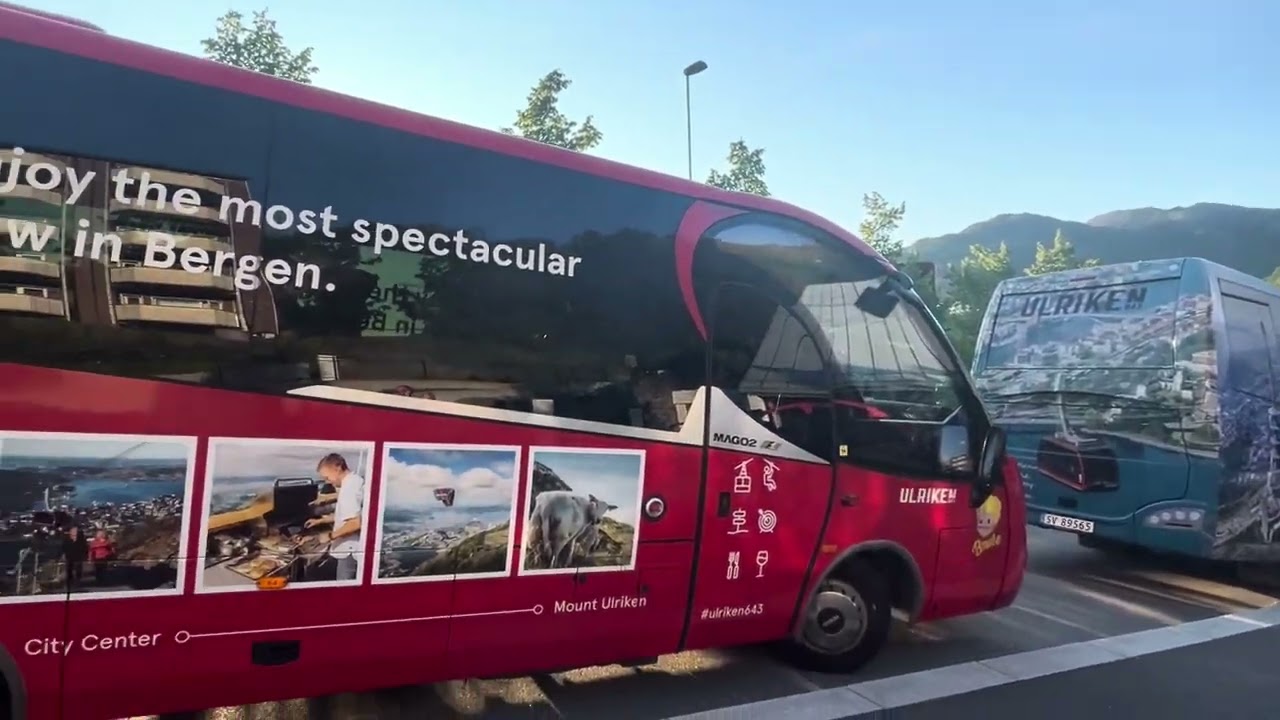 Ulriken Bergen’s Highest Mountain  🇳🇴#fypage  #travel#norway #trending #nature #tourist#bergen