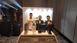 Lee Zii Jia joins LG Electronics Malaysia to launch LG PuriCare Self Service Tankless Water Purifier