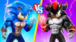 Sonic vs Shadow! Sonic Dan Kawan-Kawan Menyelamatkan Dunia! Sonic Di Dunia Nyata!