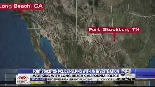 Fort Stockton Police assisting an investigation