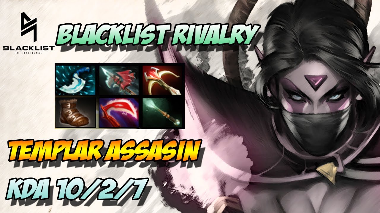 DOTA 2 Templar Assasin Gameplay | Raven^ of Blacklist Rivalry - YouTube