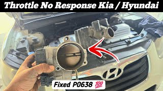 P0638 Throttle Actuator Control Range/Performance || Solution