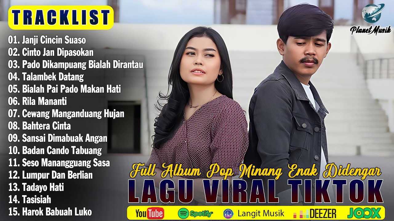 Lagu Minang Terbaru 2025 Enak Didengar Bikin Baper ~ Full Album Pop Minang Terpopuler Tiktok