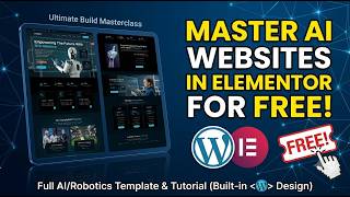 How to Design an AI &amp; Robotics Website in WordPress &amp; Elementor [FREE]