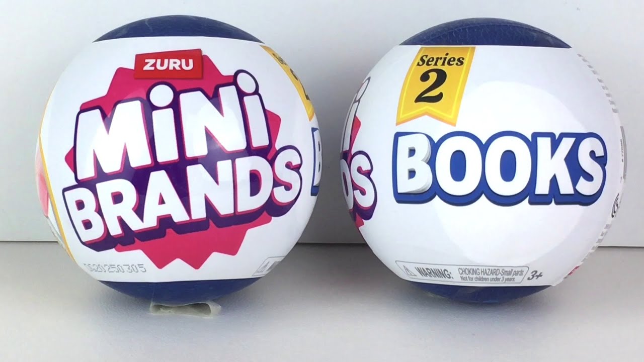 Mini Brands Series 2 Mini BOOKS Capsule Blind Bag Opening & Review